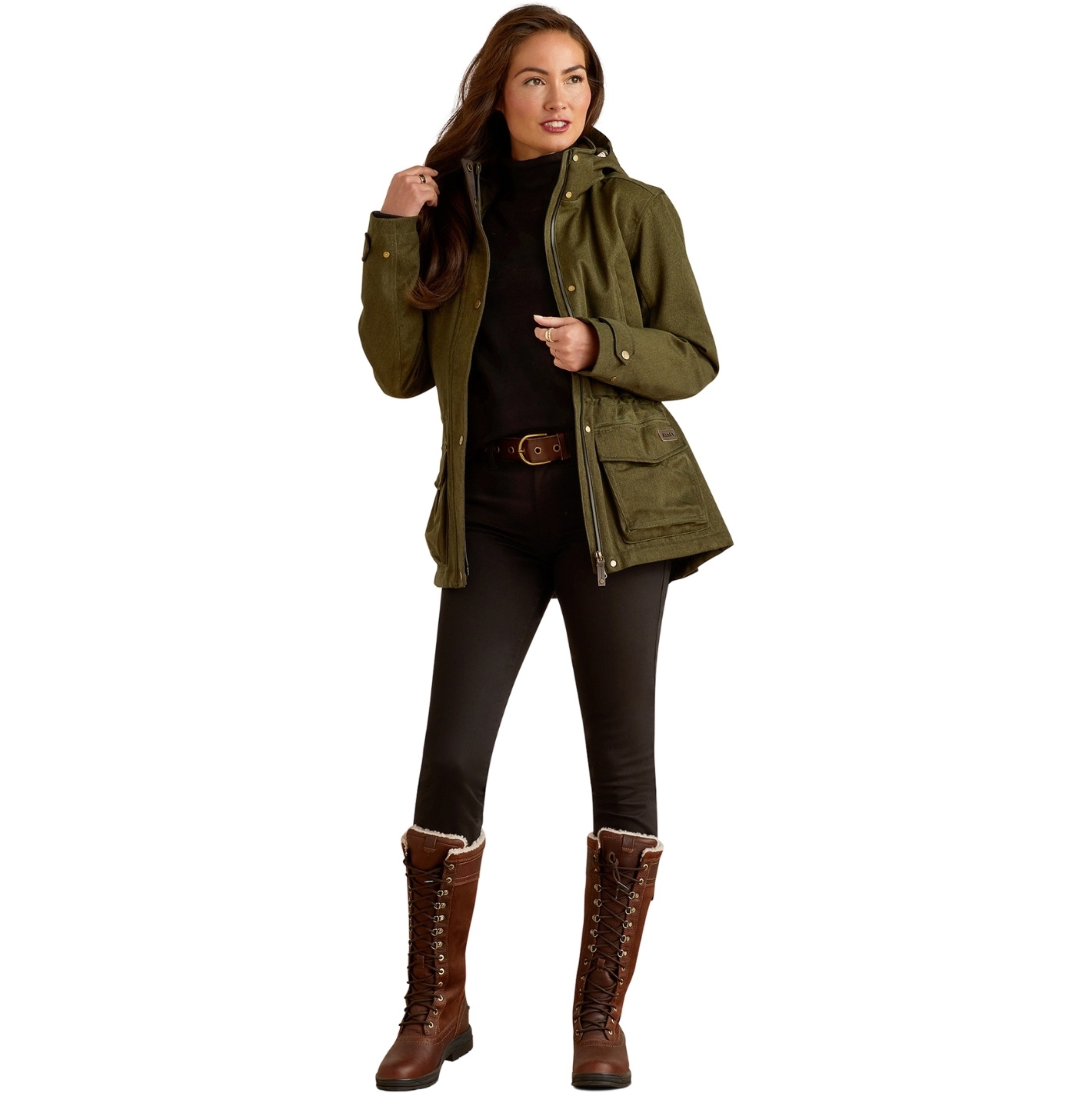 Ariat Womens Rhodium H2O Insulated Parka 10052884 - Rosin